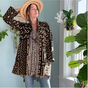 Handmade African Mud Cloth Jacket